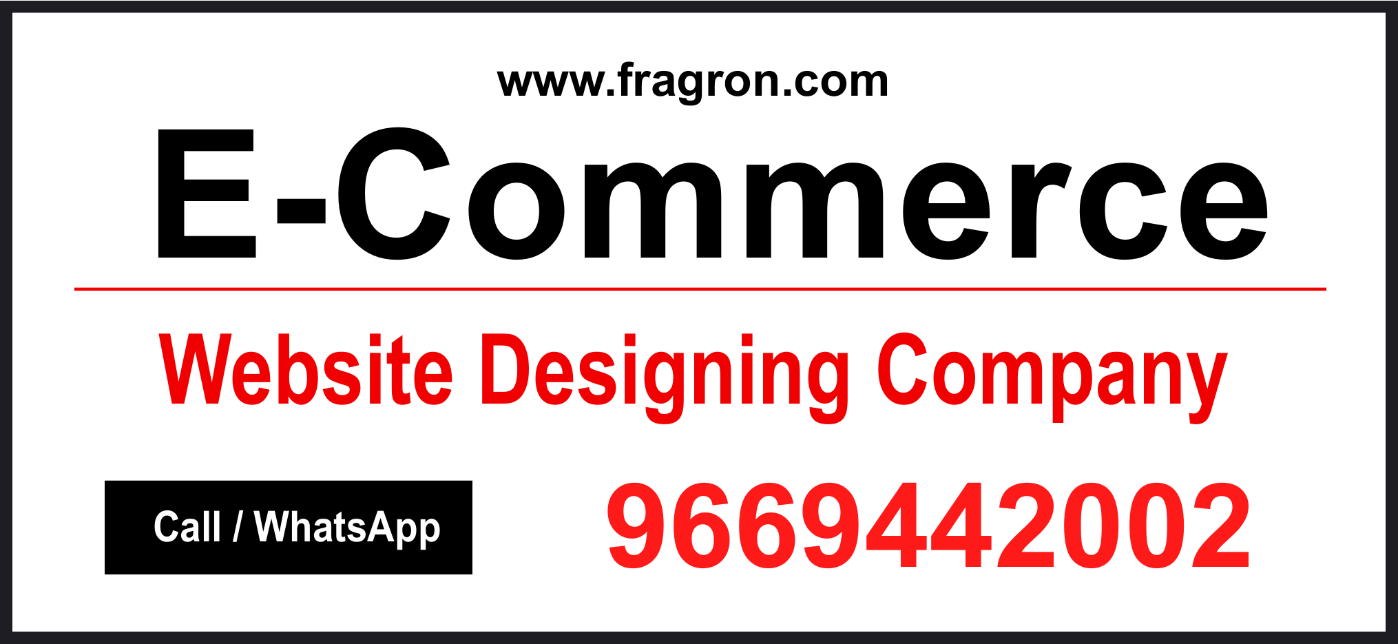 E COmmerce Website Designing in india.